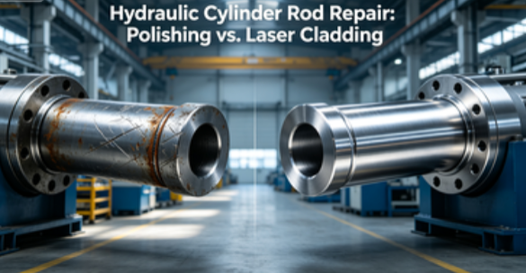Hydraulic Cylinder Rod Scratch Repair Comparison: poliendo vs Laser Cladding – Cost & Service Life Guide