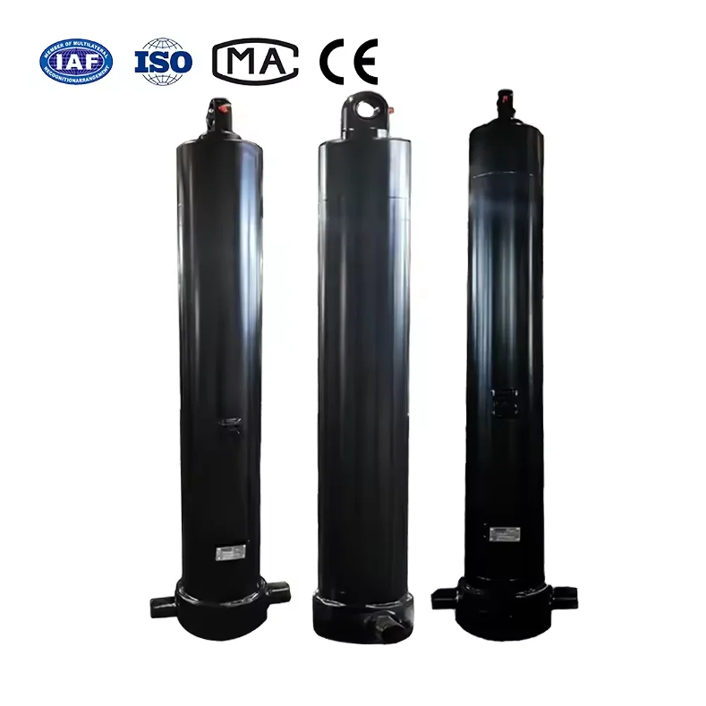 III scaena Pin-ad-pin Telescopic Hydraulic cylindrum ad Hunter Bodies